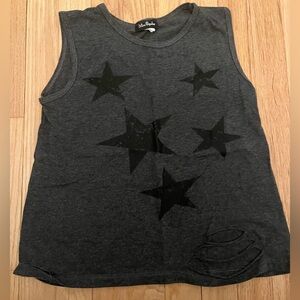 Miss Popular star tank with design rip